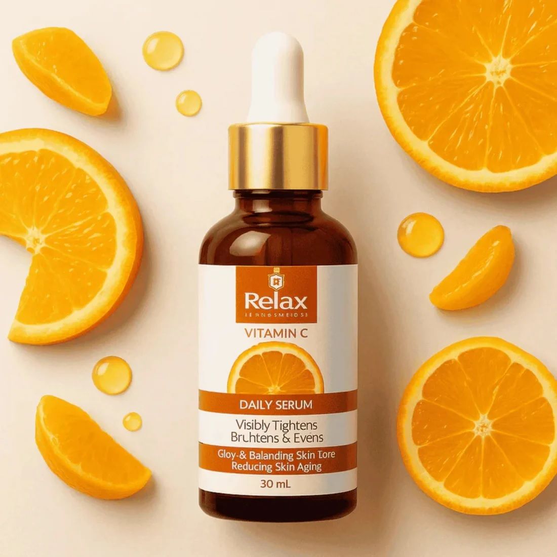 Relax Vitamin C Brightening Face Serum – 30ml