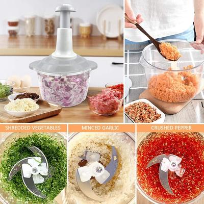 Stainless Steel Food Chopper – Durable, Easy & Stylish