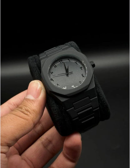 Men’s Full Black AURA Quartz Watch
