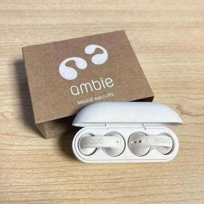 Ambie Sound Earcuffs – Open-Ear Bluetooth Earbuds with Mic, 6Hr Playtime, Clip-On Design
