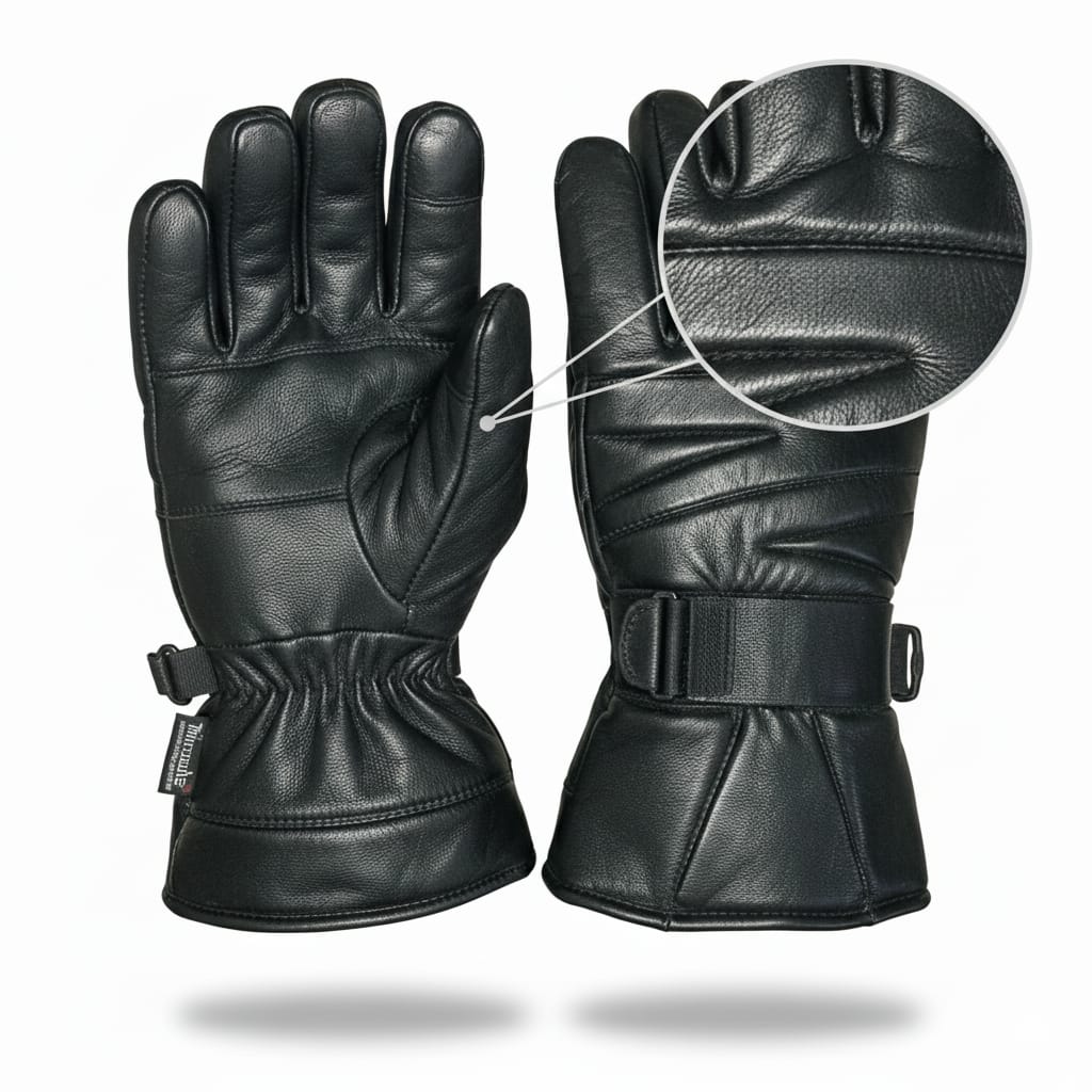 Men’s Genuine Leather Winter Gloves