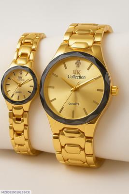 Classic Couple Watches – 2 Pcs