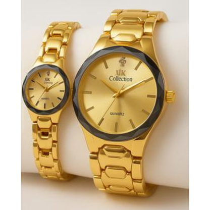 Classic Couple Watches – 2 Pcs