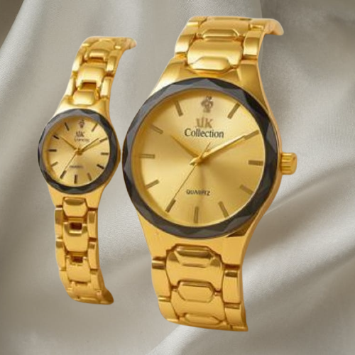 Classic Couple Watches – 2 Pcs