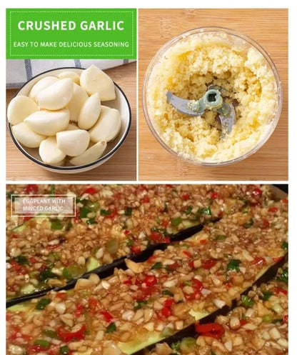 Manual Vegetable Cutter & Chopper – 5 Blades