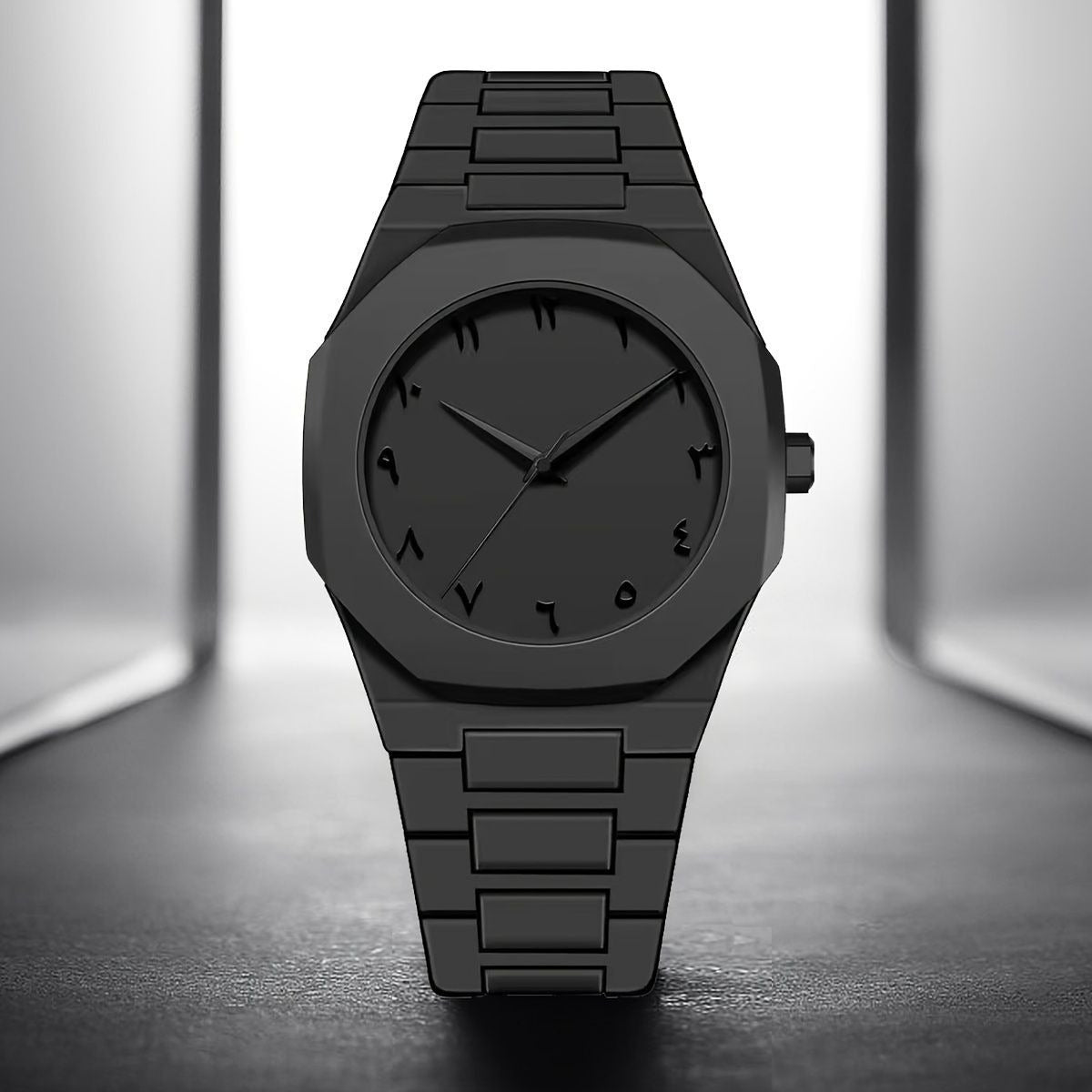 Men’s Full Black AURA Quartz Watch