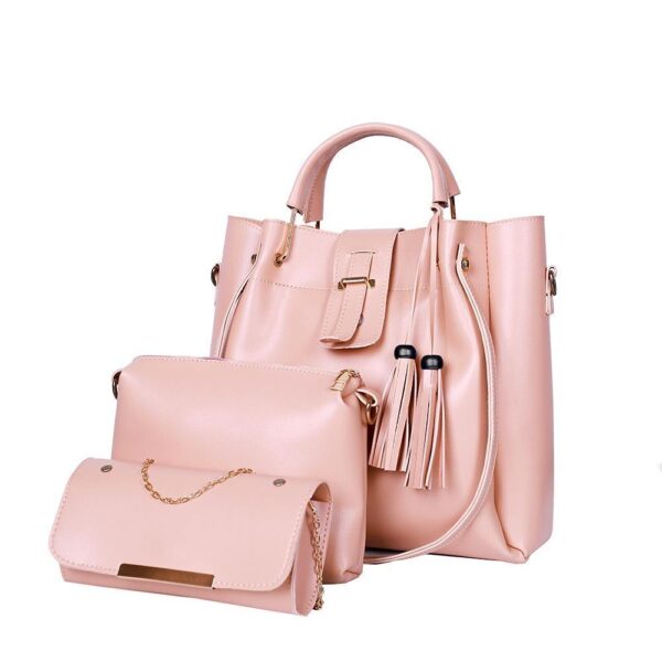 3 Piece women leather bag - Image 5