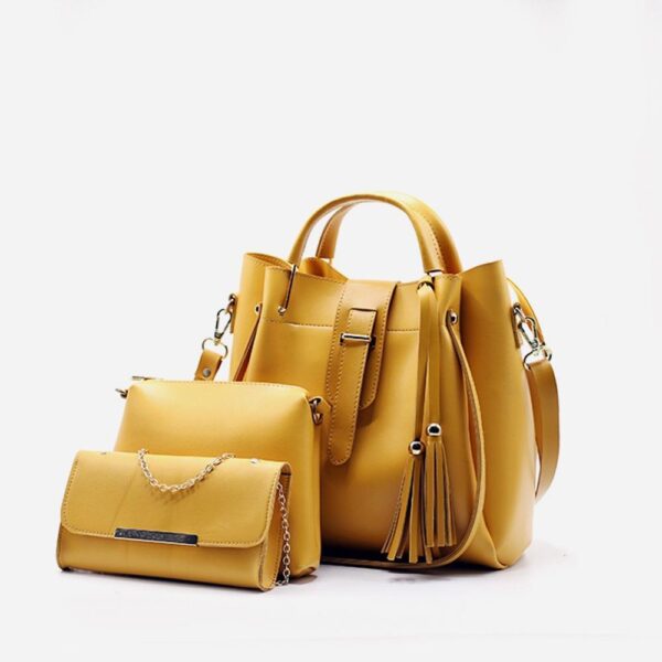 3 Piece women leather bag - Image 6