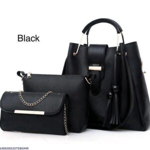 3 Piece women leather bag