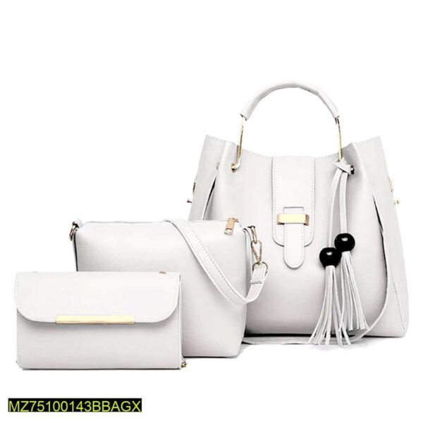3 Piece women leather bag - Image 4